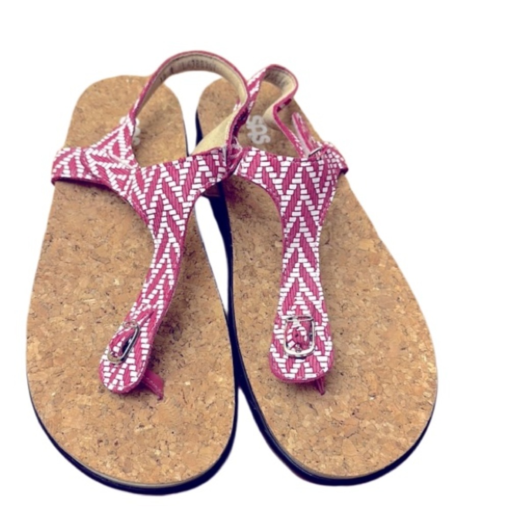 SAS ⭐️sandals cute discontinued color option magenta pink and white